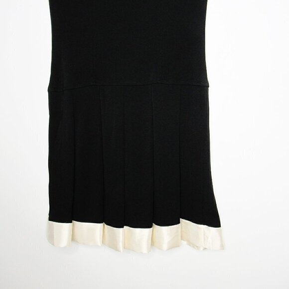 A.B.S. by Allen Schwartz - Dropped Waist Pleated Dress - Petite - Picture 7 of 8